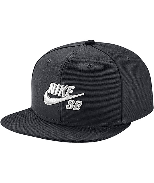 Nike SB Icon Black Snapback Hat at Zumiez : PDP