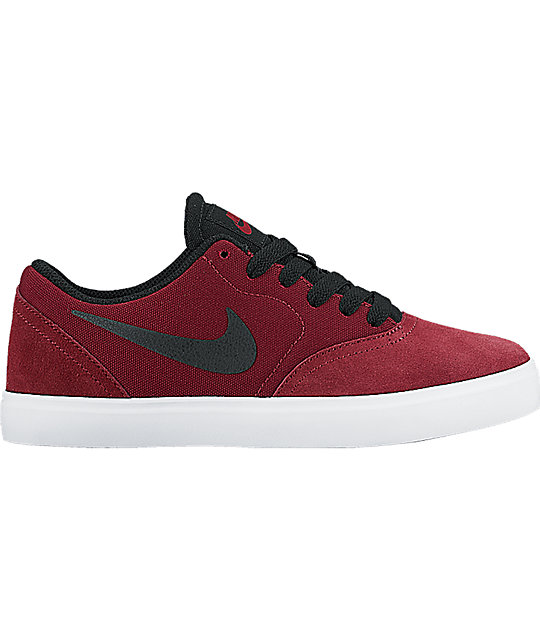Nike SB Kids Check Team Red Shoes at Zumiez : PDP
