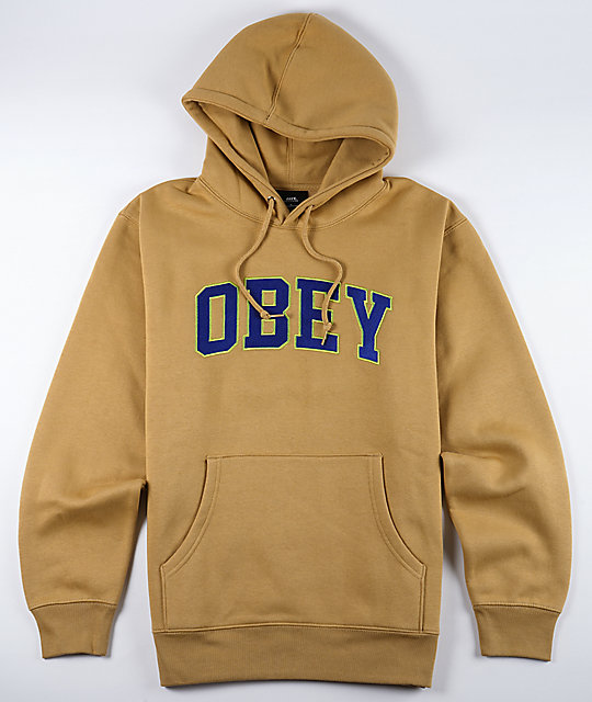 blue and gold hoodie