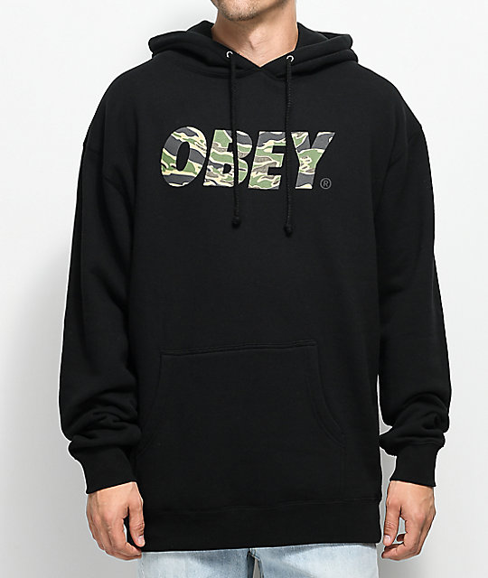obey black sweater