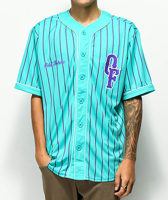 purple and teal jersey