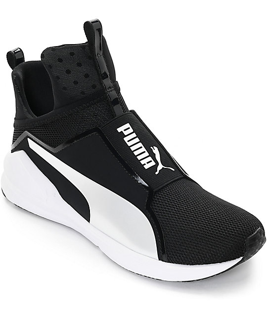 PUMA Fierce Core Black \u0026 White Shoes 