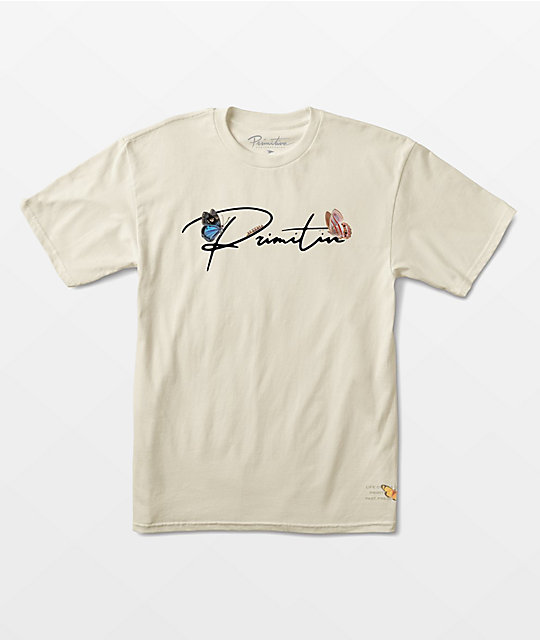 cream t shirt