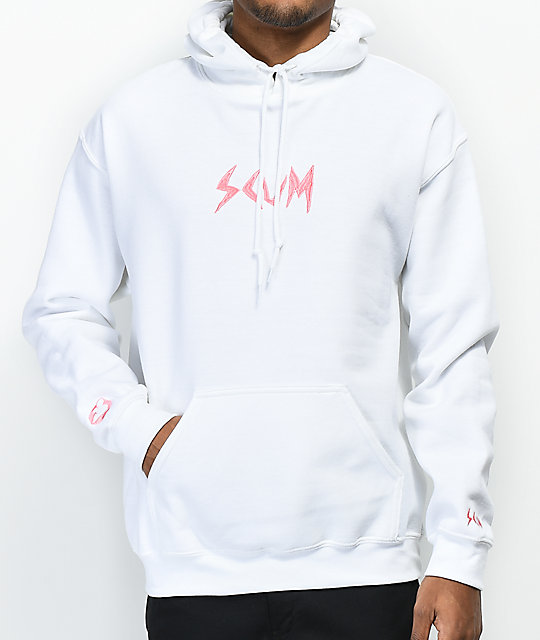 scum pink hoodie