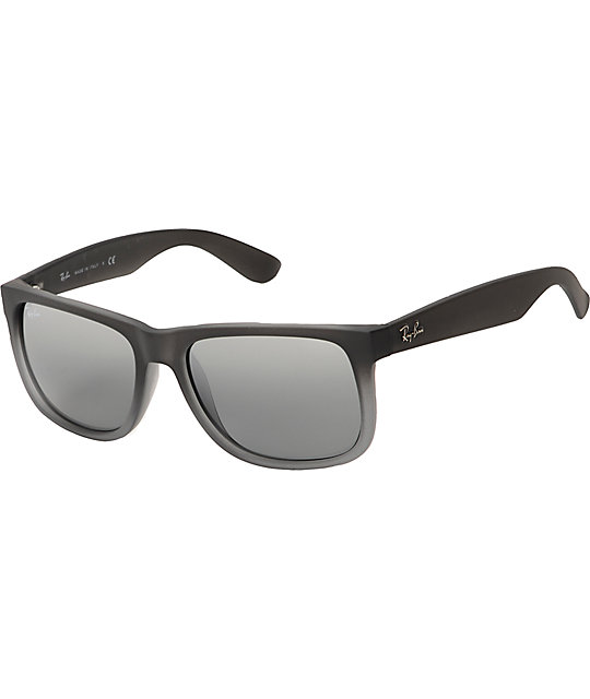 matte gray ray ban wayfarer