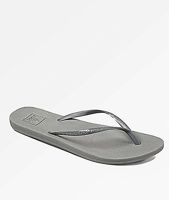 reef pewter flip flops