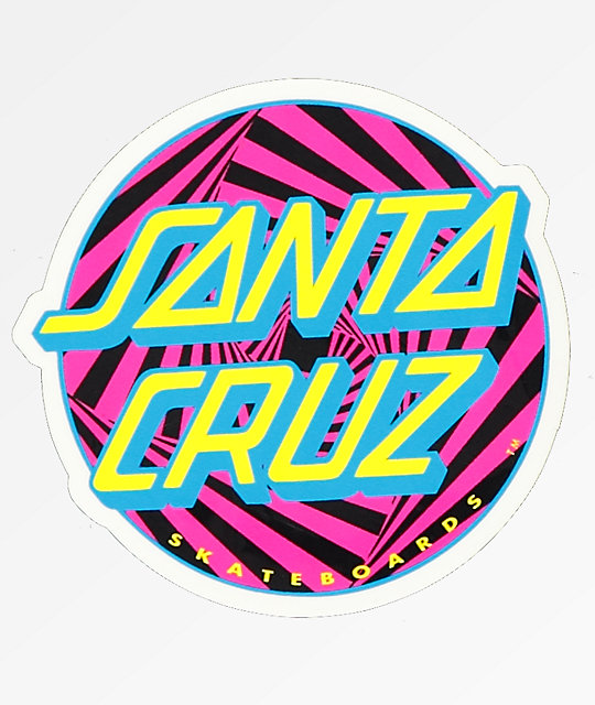 Santa Cruz Party Dot Sticker | Zumiez.ca