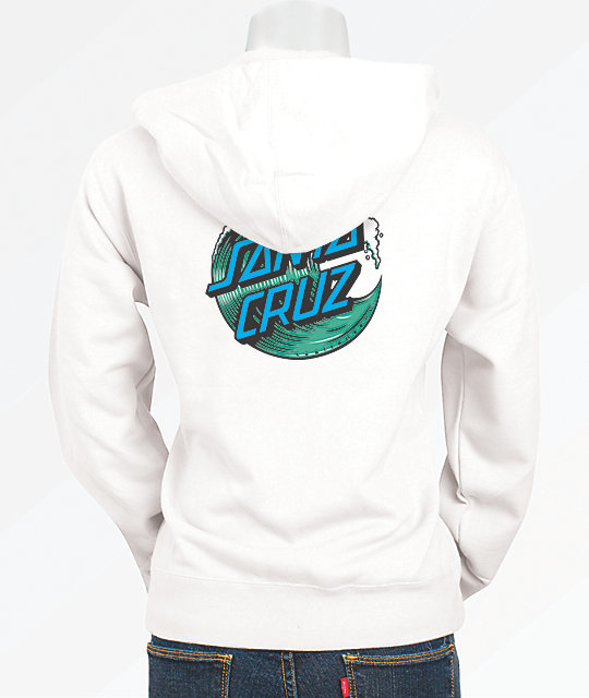 white santa cruz sweatshirt