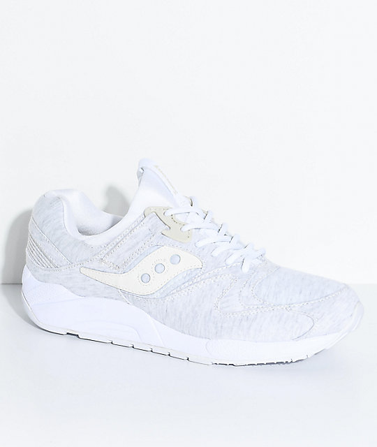 saucony grid 9000 all white