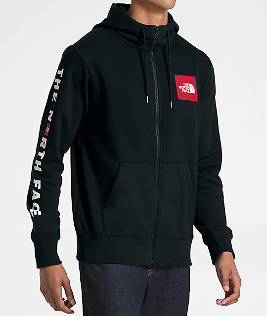 north face mens patches hoodie