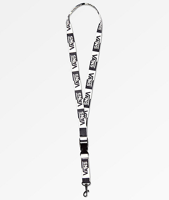 black vans lanyard
