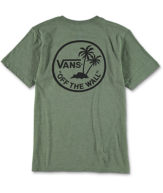 vans palm tree t shirt