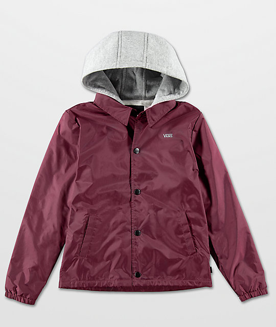 vans riley hooded jacket