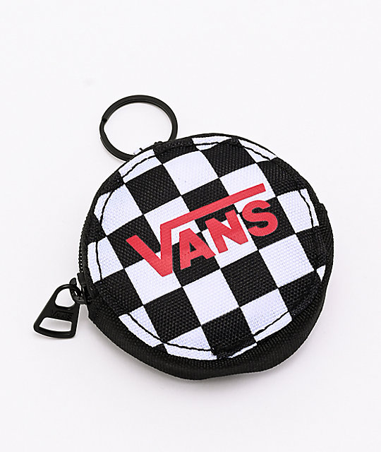 Vans Checkerboard Black & White Keychain Coin Purse | www.bagssaleusa.com/product-category/scarves/