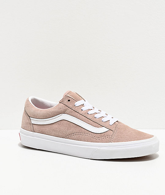 pink and gray vans shoes