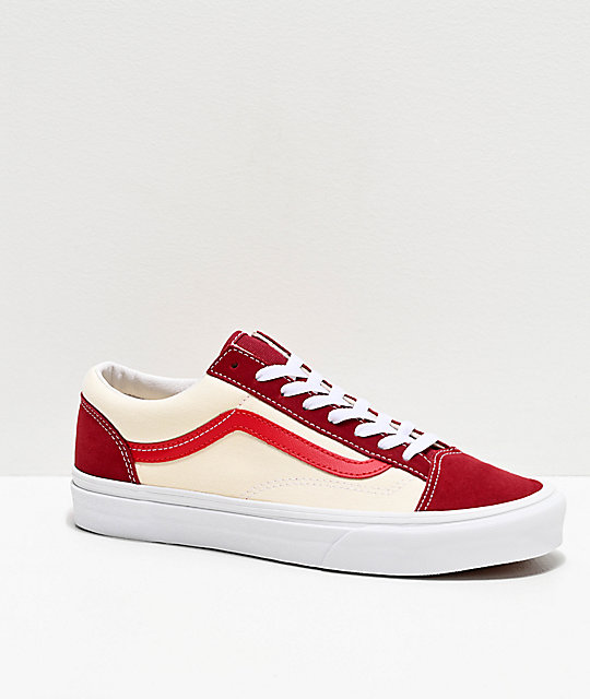zumiez red vans