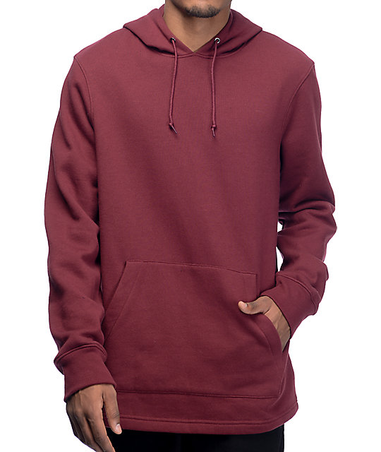 hoodie dark red