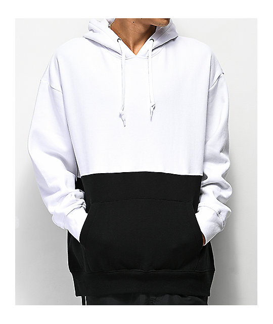 hoodies white and black