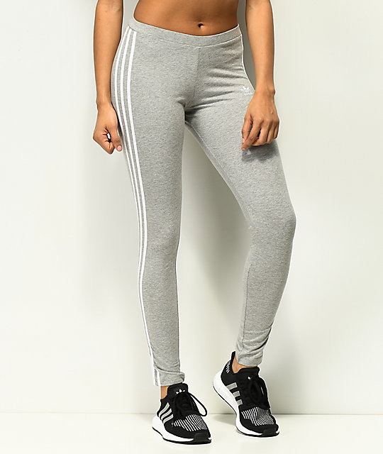 grey adidas leggings