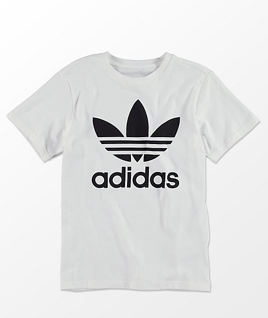 adidas black and white shirt