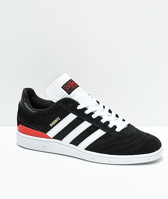 adidas skate shoes black and white